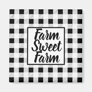 ファームハウスバッファローチェック マグネット