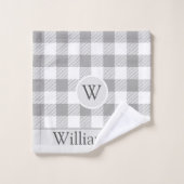 ファームハウスバッファローチェック|モノグラム バスタオルセット (ウォッシュタオル)