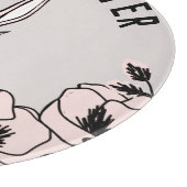 ファームハウスバニーマグノリアフラワーイースター カッティングボード (角)