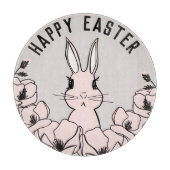 ファームハウスバニーマグノリアフラワーイースター カッティングボード (正面)