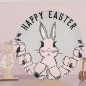 ファームハウスバニーマグノリアフラワーイースター カッティングボード