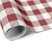 ファームハウスバ素朴ルガンディバッファローチェック ラッピングペーパー (ロールコーナー)