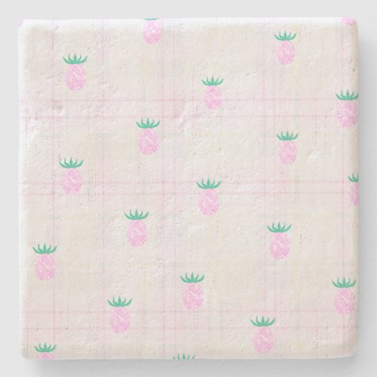 ファームハウスパイナップルオアシス ストーンコースター (正面)