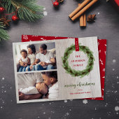 ファームハウスパインリースメリークリスマス2写真 シーズンカード