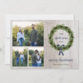 ファームハウスパインリース3写真 |クリスマスレター シーズンカード (正面)