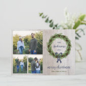 ファームハウスパインリース3写真 |クリスマスレター シーズンカード (スタンド正面)