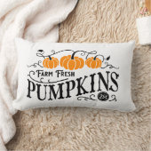 ファームハウスパンプキンパッチランバーピロー ランバークッション (ブランケット)