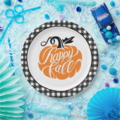 ファームハウスパンプキンパッチ ペーパープレート (パーティー)