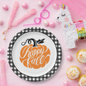 ファームハウスパンプキンパッチ ペーパープレート (パーティー)