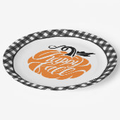 ファームハウスパンプキンパッチ ペーパープレート (アングル)