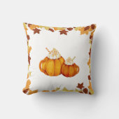 ファームハウスパンプキンマグ秋コージーアクセント クッション (正面)