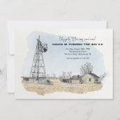 ファームハウスパーティの招待状 招待状 (正面)