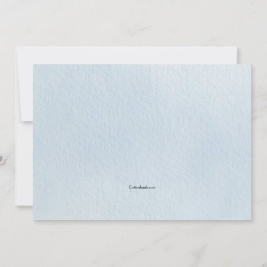 ファームハウスパーティの招待状 招待状 (裏面)