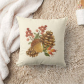 ファームハウスピネコーンアンドアコーン – 素朴秋 クッション (ブランケット)
