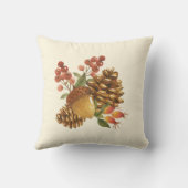ファームハウスピネコーンアンドアコーン – 素朴秋 クッション (裏面)