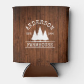 ファームハウスファミリーネーム素朴ウッドフォレスト 缶クーラー (正面)
