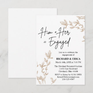 ファームハウスフィールズ婚約発表 招待状