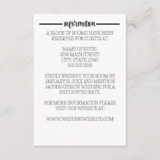 ファームハウスフォント結婚のエンクロージャカード エンクロージャーカード (正面)