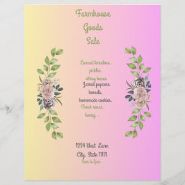 ファームハウスフライヤー チラシ