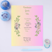 ファームハウスフライヤー チラシ (シングル)