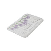 ファームハウスフランスのラベンダーバンドルグリーンボウ バスマット (アングル)