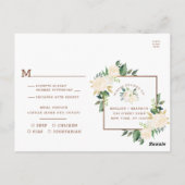 ファームハウスフレッシュ素朴カントリーミール選択RSVP ポストカード (裏面)