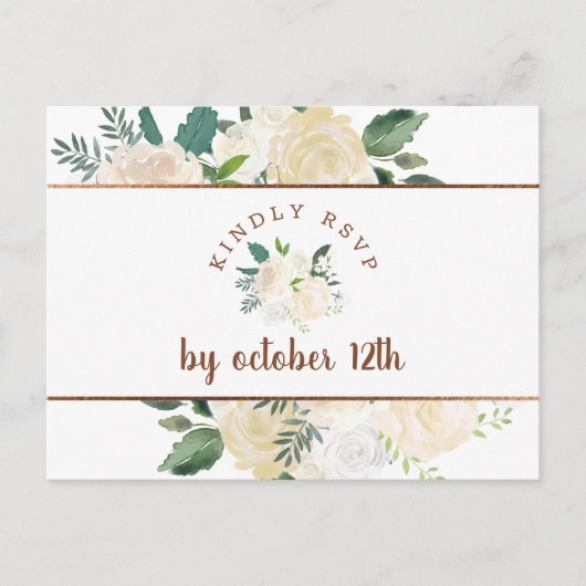 ファームハウスフレッシュ素朴カントリーミール選択RSVP ポストカード (正面)