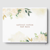 ファームハウスフレッシュ素朴カントリー結婚フローラ ゲストブック (裏面)