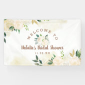 ファームハウスフレッシュ素朴シックブライダルシャワーウェルカム 横断幕 (横)