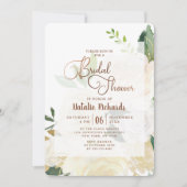 ファームハウスフレッシュ素朴シック結婚ズブライダルシャワー 招待状 (正面)