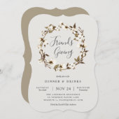 ファームハウスフレンドサイディングパーティの招待状 招待状 (正面/裏面)