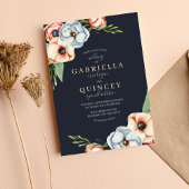 ファームハウスフローラアネモネグリーナリーリース結婚ズ 招待状