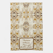 ファームハウスフローラカスタマイズ キッチンタオル (縦)