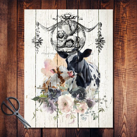 ファームハウスフローラホルシュタイン牛 薄葉紙