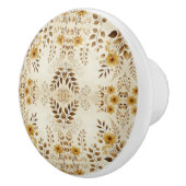 ファームハウスフローラルパターン セラミックノブ (右)