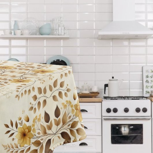 ファームハウスフローラルパターン テーブルクロス