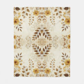 ファームハウスフローラ フリースブランケット (正面)