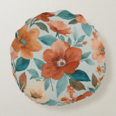 ファームハウスフローラ ラウンドクッション (裏面)