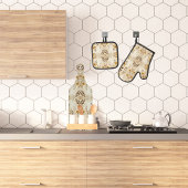 ファームハウスフローラ 鍋つかみ&鍋敷きセット