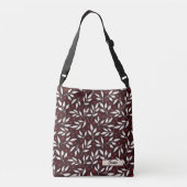 ファームハウスブラウンスプレーパーソナライズ名 クロスボディバッグ (裏面)