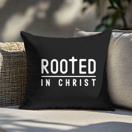 ファームハウスブラッククリスチャン装飾用クッション クッション