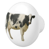 ファームハウスブラックnホワイトカウキッ素朴チンキャビネット セラミックノブ (右)