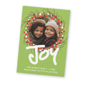 ファームハウスベリーリースで撮影 – Joy Red Green シーズンカード