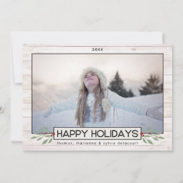 ファームハウスホリデイ |白黒バッファローチェック シーズンカード