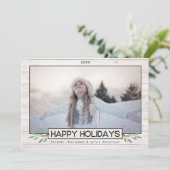 ファームハウスホリデイ |白黒バッファローチェック シーズンカード (スタンド正面)