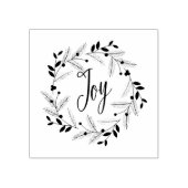 ファームハウスホリデーリースハンドレッタ ラバースタンプ (インプリント)