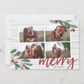 ファームハウスホリー |写真コラージュカード シーズンカード (正面)