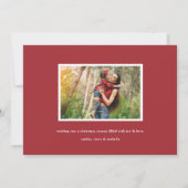 ファームハウスホリー |写真コラージュカード シーズンカード (裏面)