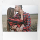 ファームハウスホリー |写真数々の 三つ折りクリスマスカード (内部最初)