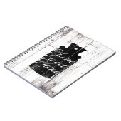 ファームハウスホワイトウッド素朴ミルクジュホームスウィート ノートブック (左側)